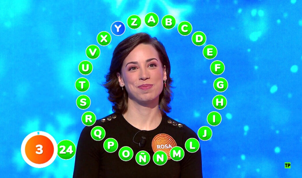 Rosa en 'Pasapalabra'