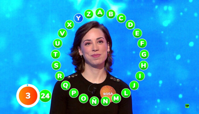 Rosa en 'Pasapalabra'