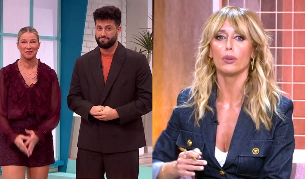 Anne Igartiburu y Javier de Hoyos y Emma García