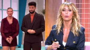 Anne Igartiburu y Javier de Hoyos y Emma García