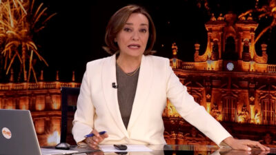 Pepa Bueno en el 'Telediario 2'