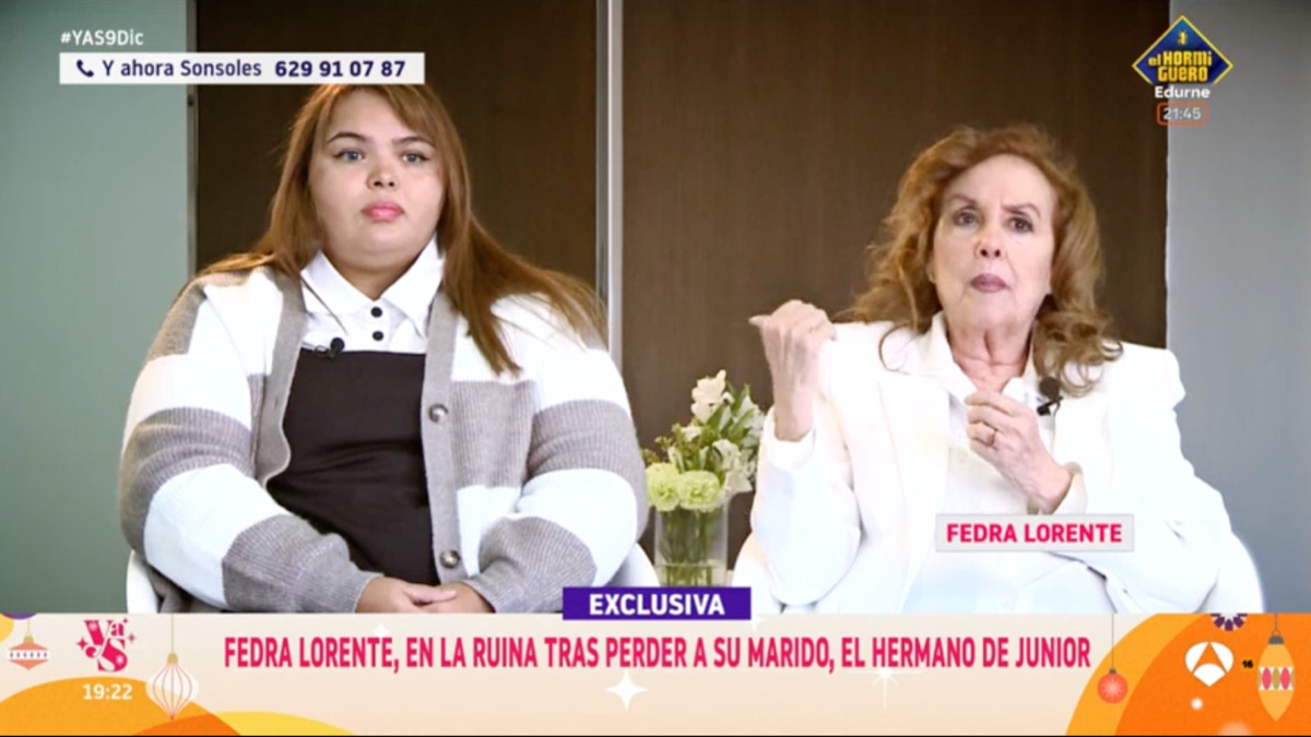 Fedra Lorente y su hija en 'Y ahora Sonsoles'