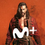El actor Can Yaman y el logo de Movistar Plus+