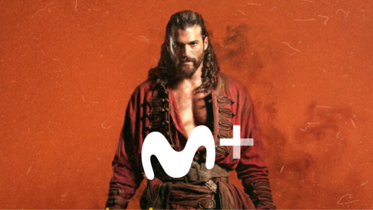 El actor Can Yaman y el logo de Movistar Plus+