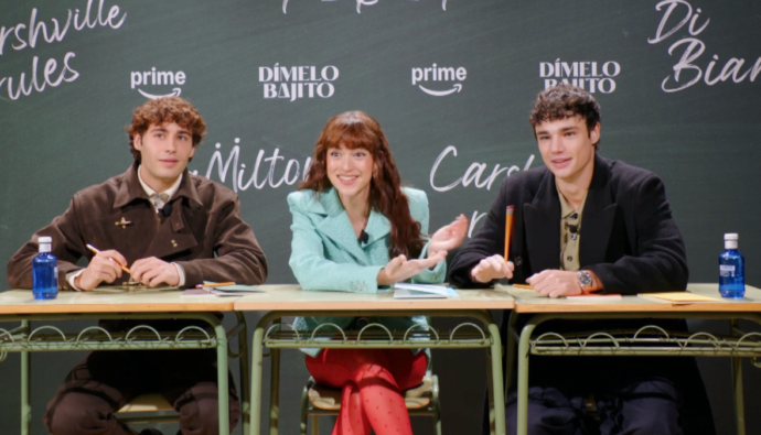 Hablamos en exclusiva con los protagonistas de 'Dímelo Bajito', la nueva película de la creadora de 'Culpa Mía'