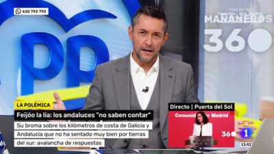 Javier Ruiz en 'Mañaneros 360' este miércoles