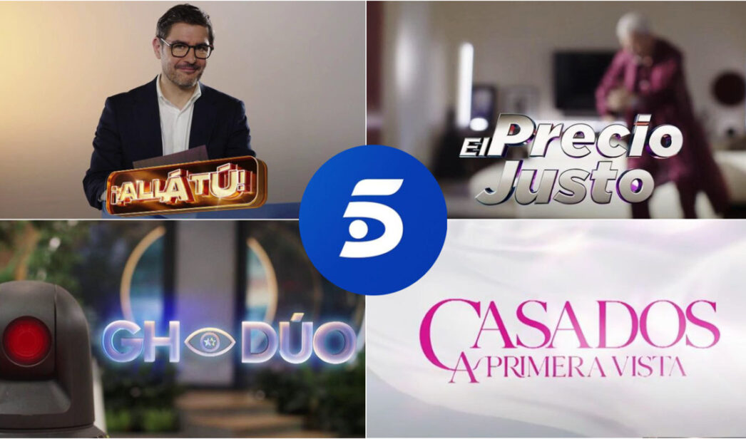 'Allá tú', 'El precio justo', 'GH DÚO' y 'Casados a primera vista', apuestas de Telecinco en 2026