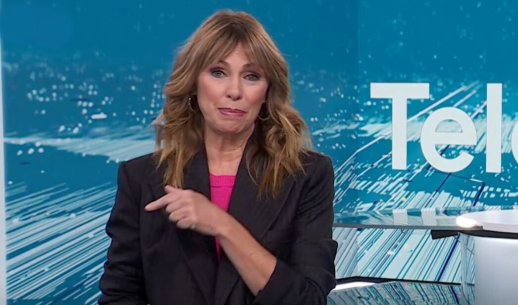 Alejandra Herranz en el 'Telediario 1'.