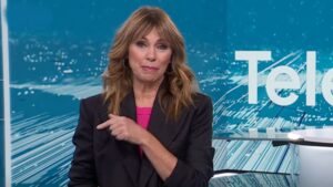 Alejandra Herranz en el 'Telediario 1'.
