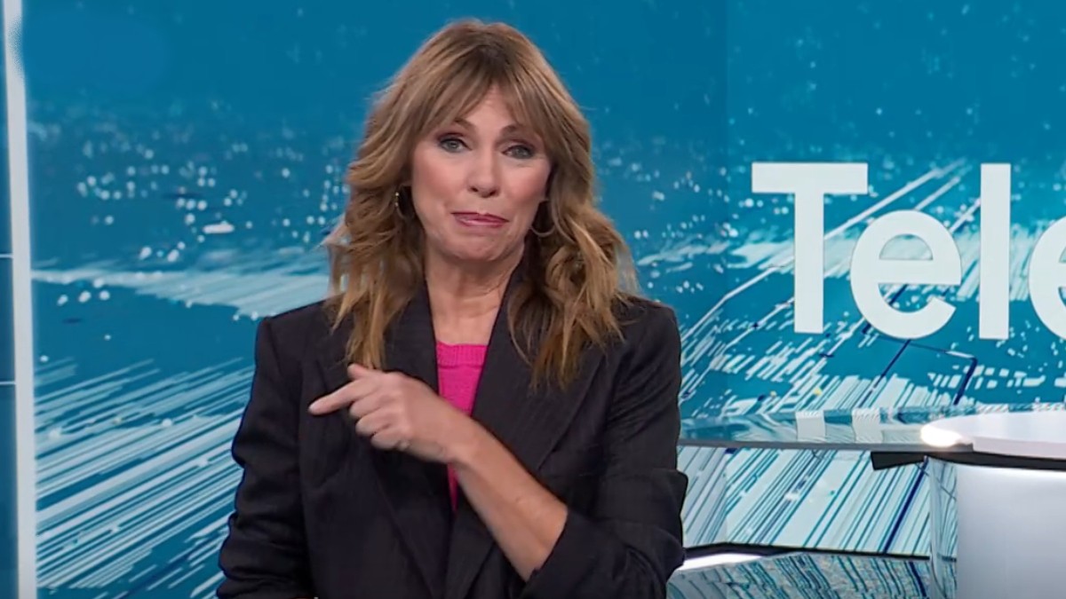 Alejandra Herranz en el 'Telediario 1'.