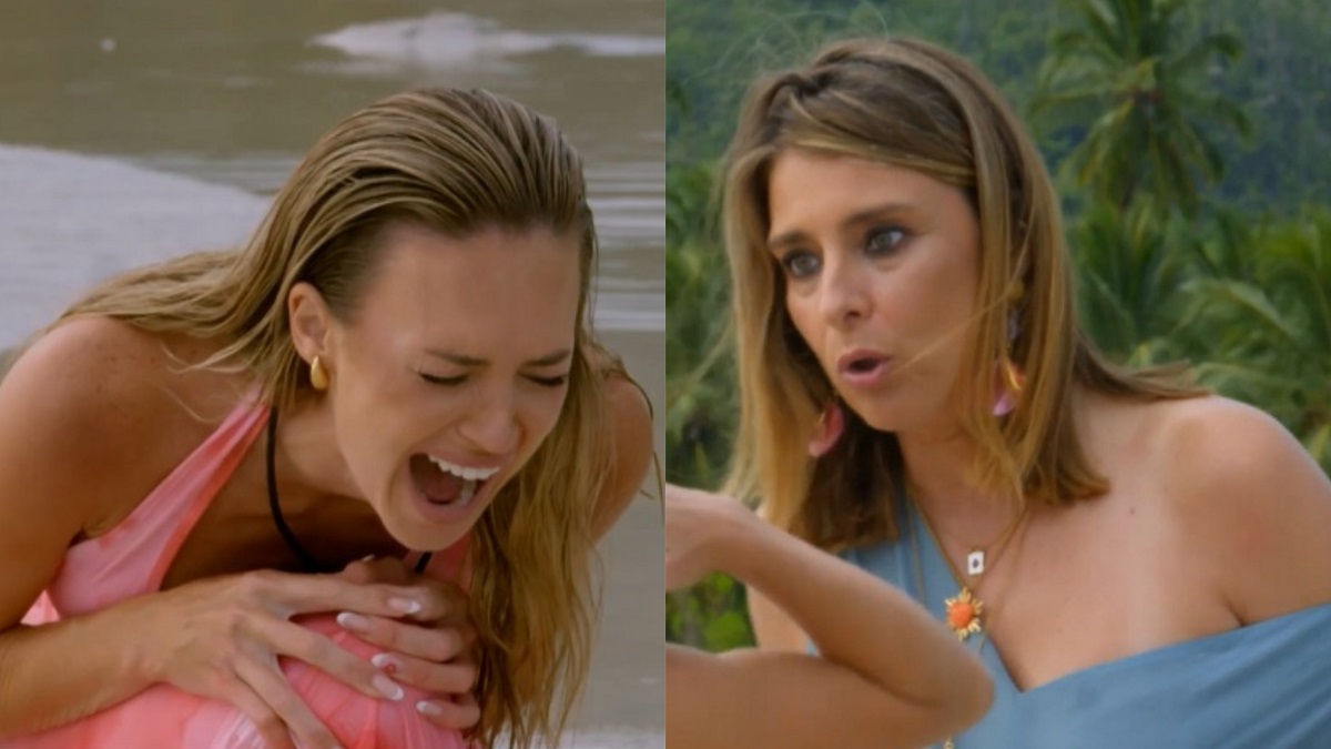 Almudena y Sandra Barneda en 'La isla de las tentaciones'.