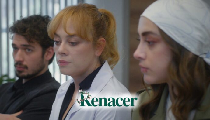 Bahar, Aziz y Seren en 'Renacer'.