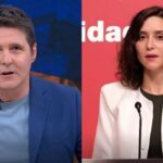 Jesús Cintora e Isabel Díaz Ayuso.