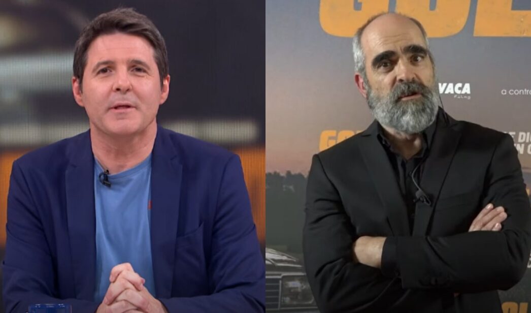 Jesús Cintora y Luis Tosar en 'Malas lenguas'.