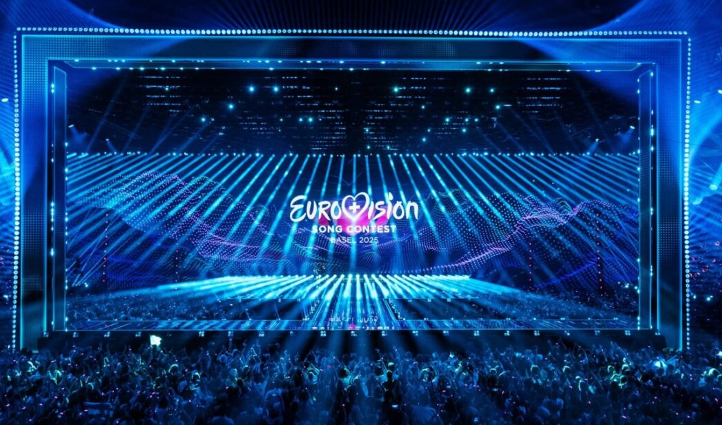 Imagen del plató de Eurovisión 2025.
