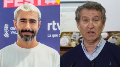 Rayden y Alberto Núñez Feijóo.