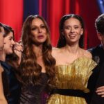 Eva González y los finalistas de 'La Voz'.