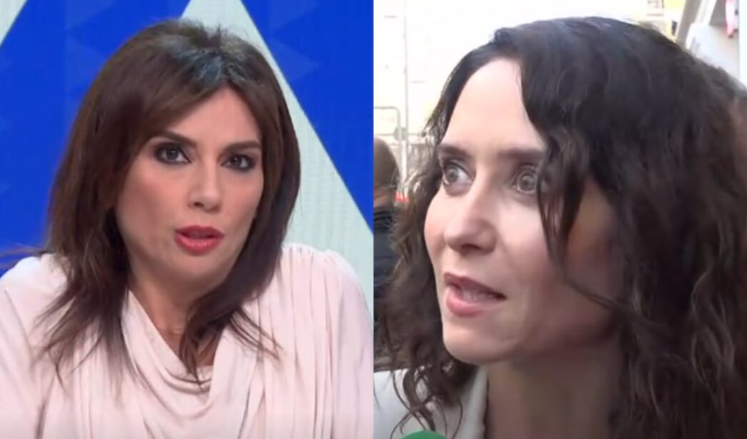 Marta Flich e Isabel Díaz Ayuso.