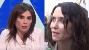 Marta Flich e Isabel Díaz Ayuso.