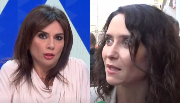 Marta Flich e Isabel Díaz Ayuso.