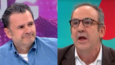 Iñaki López y Juande Colmenero en 'Más vale tarde'.