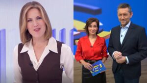 Silvia Intxaurrondo, Adela González y Javier Ruiz.