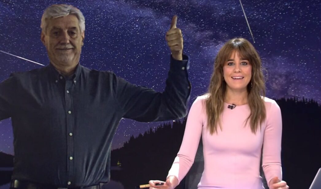 La despedida de Isabel Jiménez a Carlos de Francisco en 'Informativos Telecinco'.