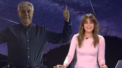 La despedida de Isabel Jiménez a Carlos de Francisco en 'Informativos Telecinco'.