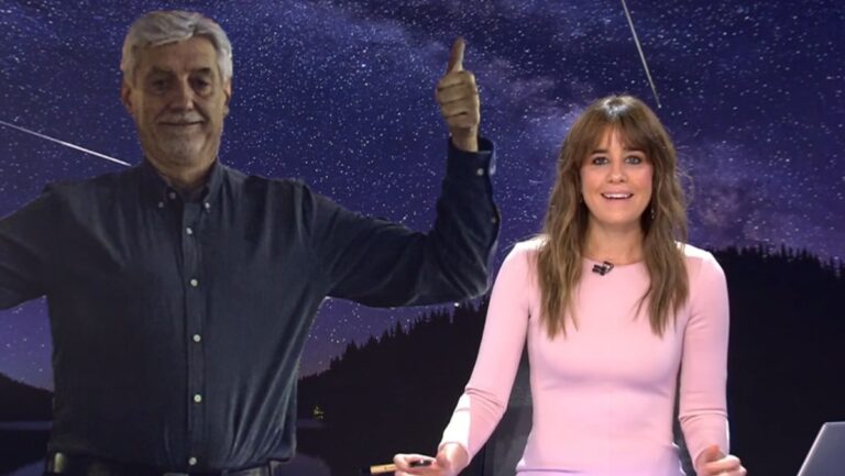 La despedida de Isabel Jiménez a Carlos de Francisco en 'Informativos Telecinco'.