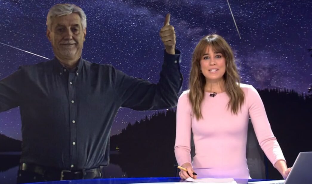 Isabel Jiménez se despide de Carlos de Francisco.