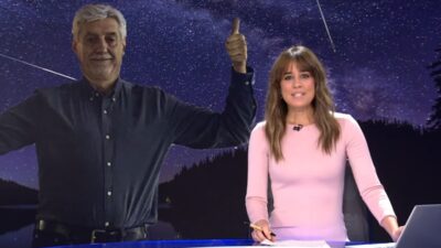 Isabel Jiménez se despide de Carlos de Francisco.