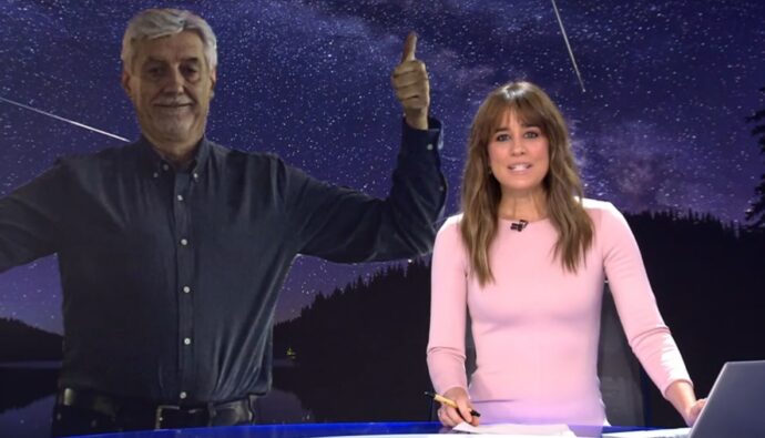 Isabel Jiménez se despide de Carlos de Francisco.