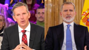 Joaquín Prat y el rey Felipe VI.