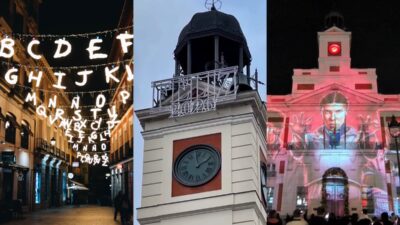Luces de 'Stranger Things' en Madrid.