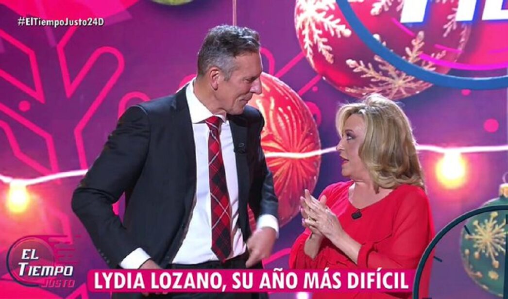 Lydia Lozano y Joaquín Prat en 'El tiempo justo'.