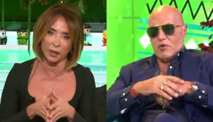 María Patiño y Kiko Matamoros en 'No somos nadie'.