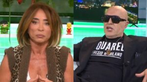 María Patiño y Kiko Matamoros en 'No somos nadie'.