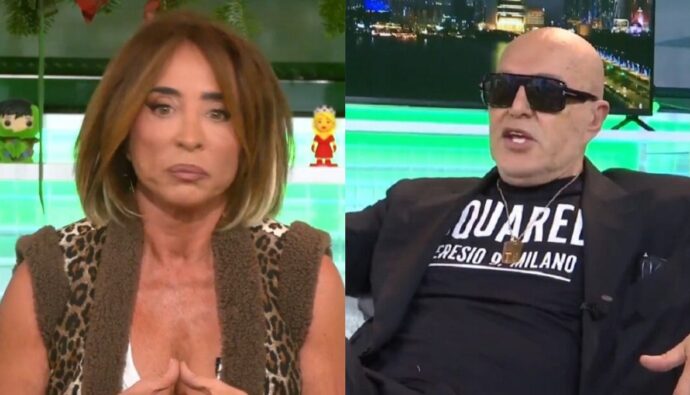 María Patiño y Kiko Matamoros en 'No somos nadie'.