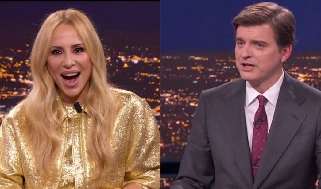 La reacción de Marta Sánchez cuando Marc Giró la llama 'sanchista'.