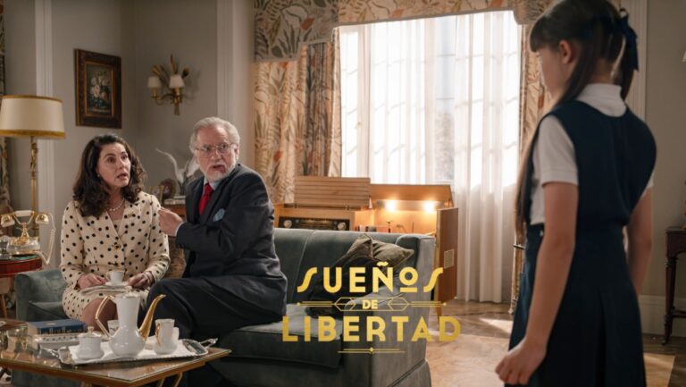 Digna, Damián y Julia en 'Sueños de libertad'.