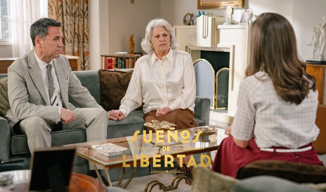 Gabriel, Delia y Begoña en 'Sueños de libertad'.