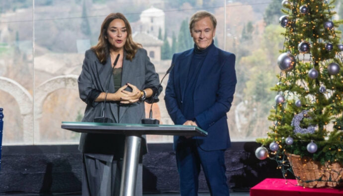 Toñi Moreno y Enrique Romero.