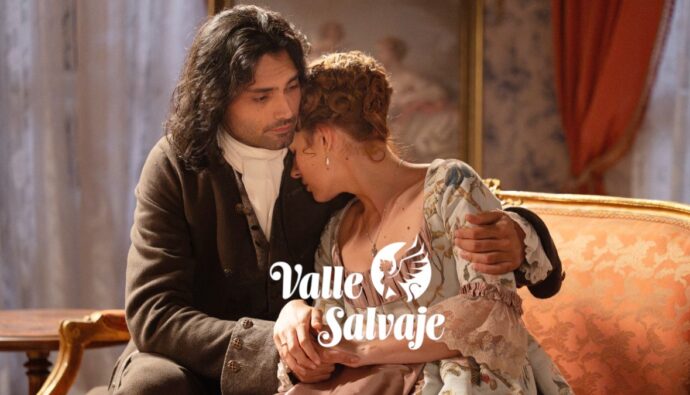 Rafael y Adriana en 'Valle Salvaje'.