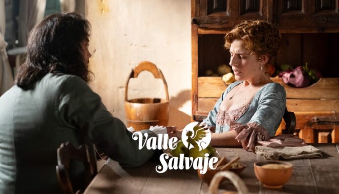 Rafael y Adriana en 'Valle Salvaje'.