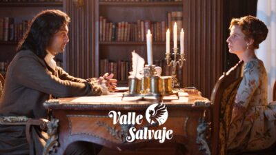 Rafael y Adriana en 'Valle Salvaje'.