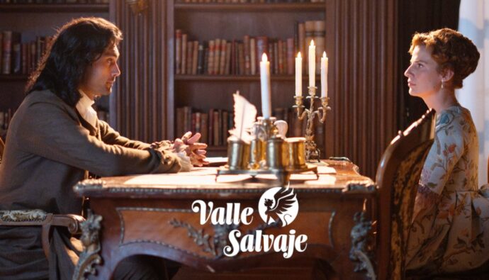 Rafael y Adriana en 'Valle Salvaje'.