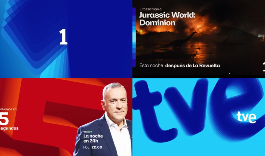 Montaje del cambio de imagen de RTVE