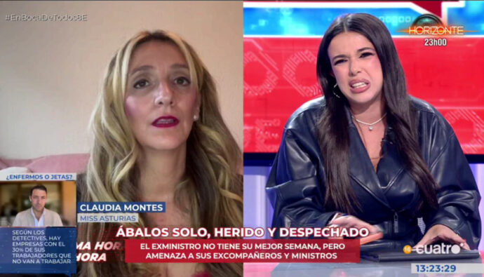 Claudia Montes y Sarah Santaolalla en 'En boca de todos'