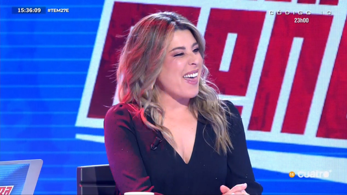 Valeria Ros durante su debut en 'Todo es mentira'