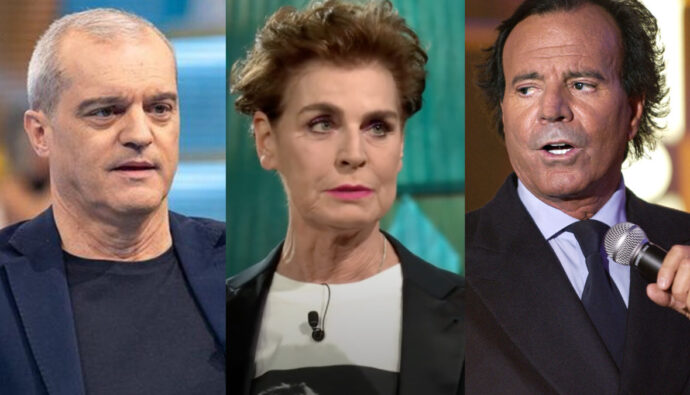 Ramón García, Antonia Dell'Atte y Julio Iglesias